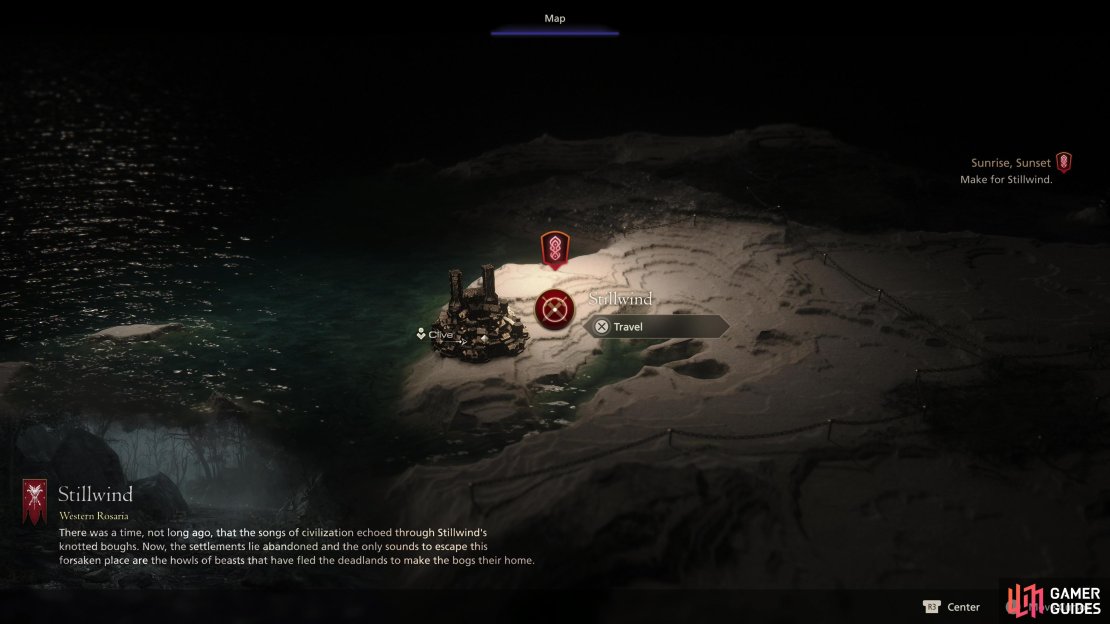 After you&rsquo;re done in Rosalind Castle, you&rsquo;ll need to travel to Stillwind to continue the main questline.