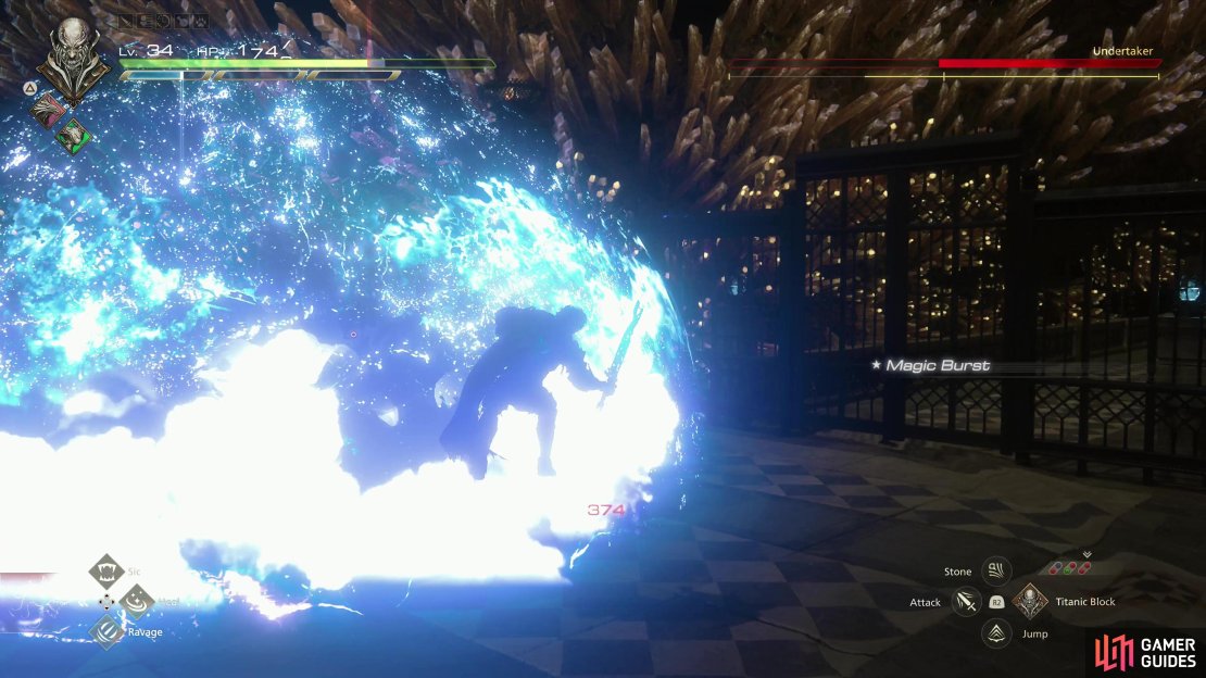 Energy attacks, like an unnamed fist slam attack, cannot be blocked by !Titanic Block.