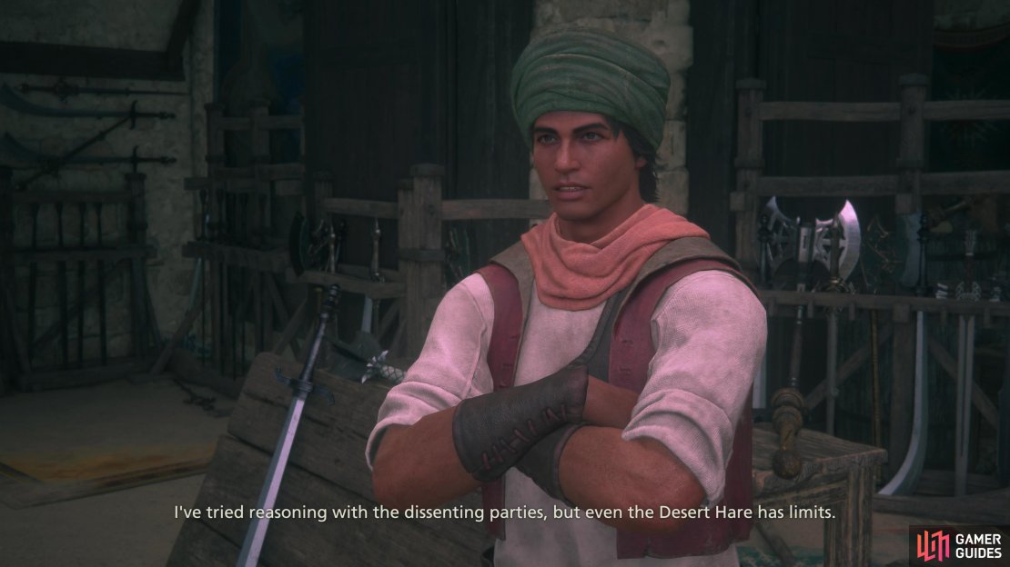 Travel to Dalimil and talk to !L&rsquo;ubor to get this subquest started.