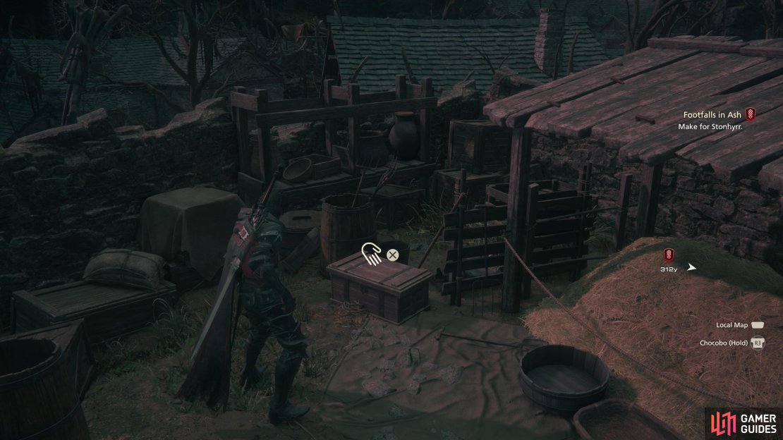 The first chest in Wolfdarr,