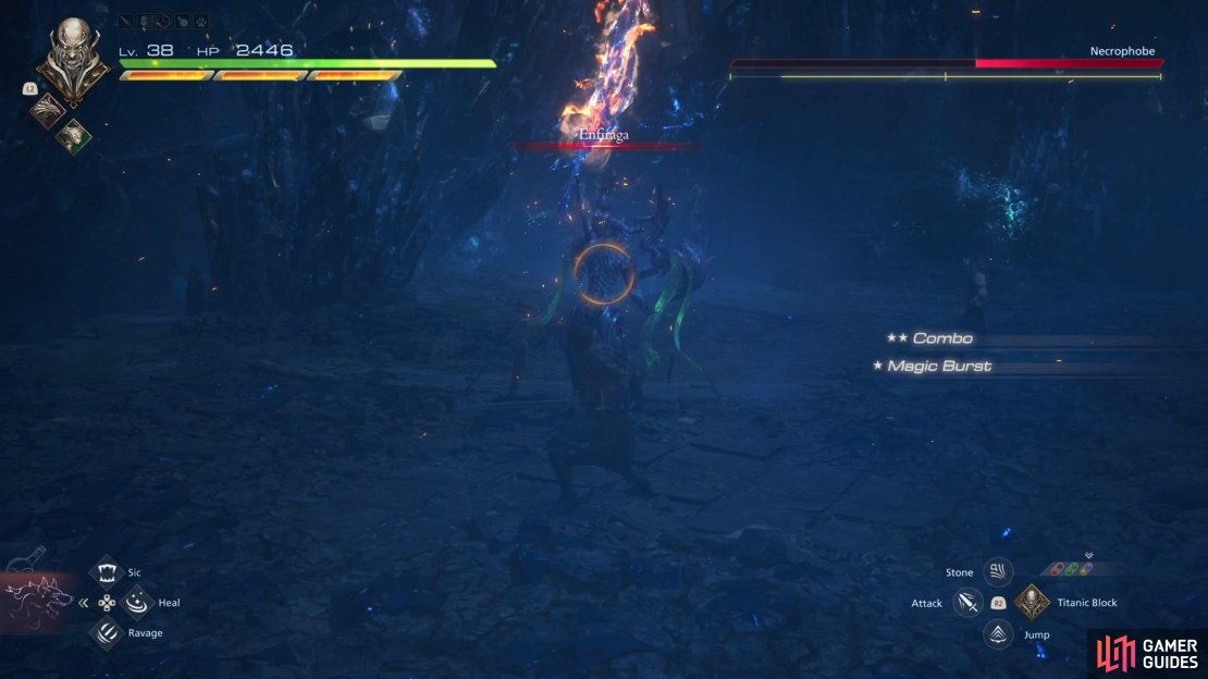 Enfiraga is a buff to the sword, then an uppercut.