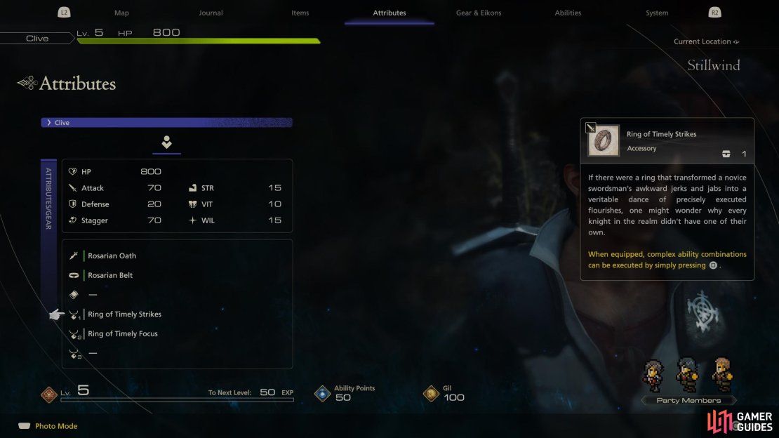 You can equip as many or as few Timely Accessories as you wish from the gear menu.