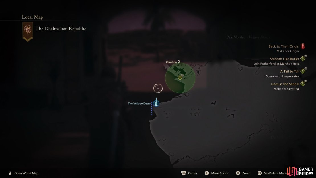 Head to this location on the map to find the Akashic Gentleman.