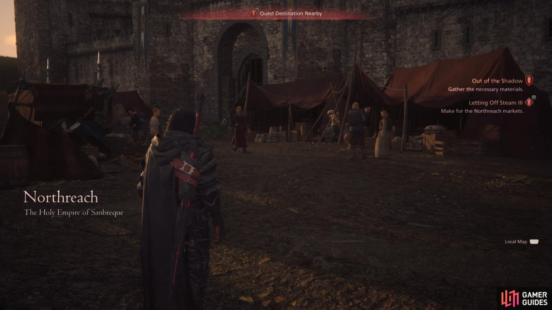 Head to Northreach for some shopping.