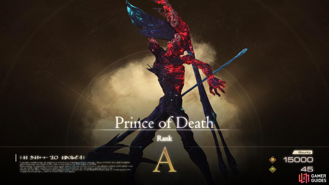 Prince of Death is the other hunt that&rsquo;ll reward you !Darksteel.