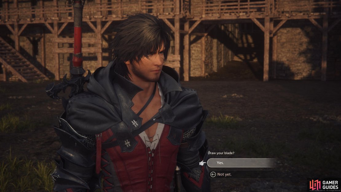 Tell Leon you want to fight.