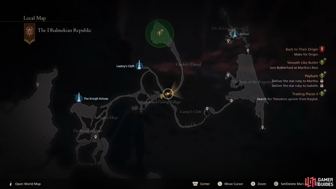Head to this location on the map