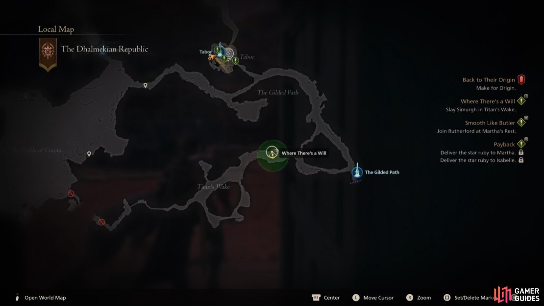 Head to this location on the map to find the Griffin