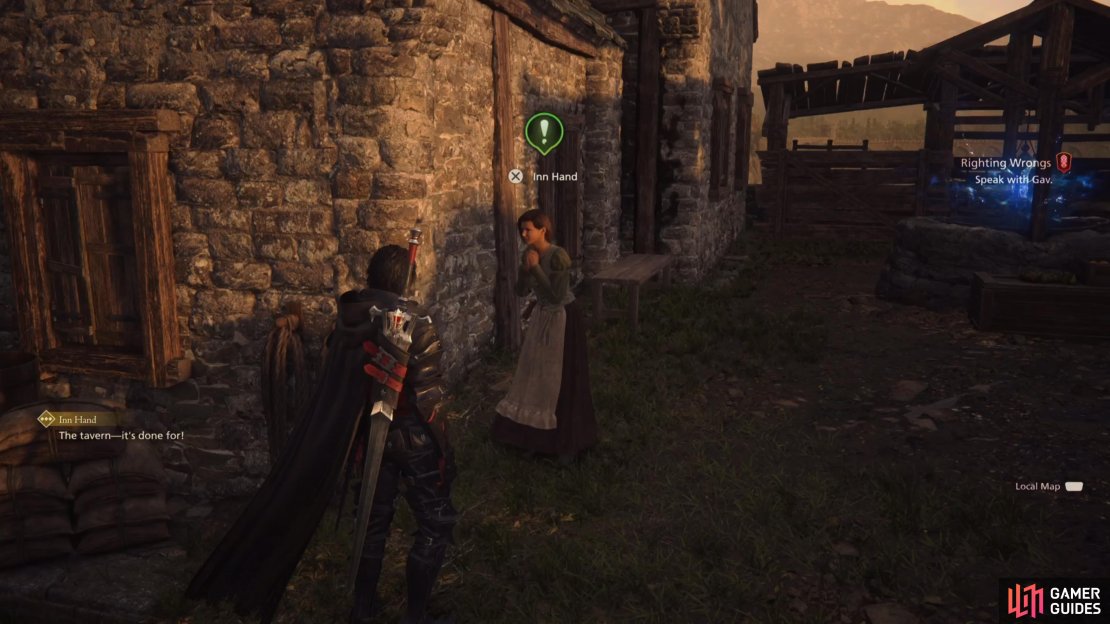 Speak with the Inn Hand at !Martha&rsquo;s Rest to begin this quest.
