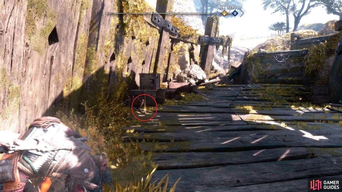 The location of the Lore Scroll for Climbing the Ladder.