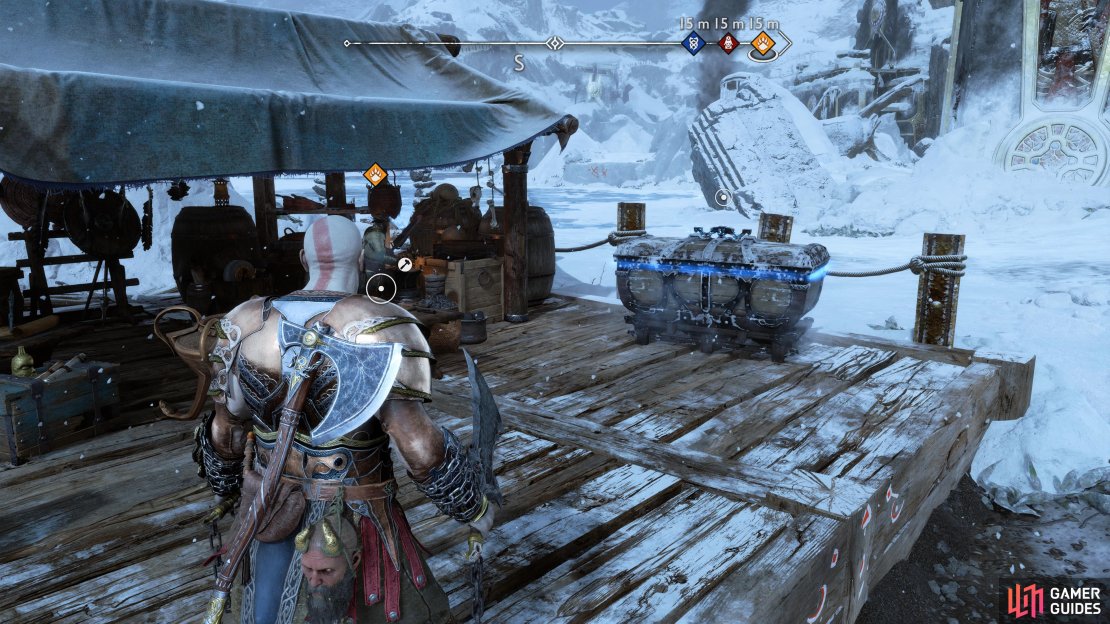 You&rsquo;ll find the blue chest next to any Blacksmith Shop if you&rsquo;ve missed anything.