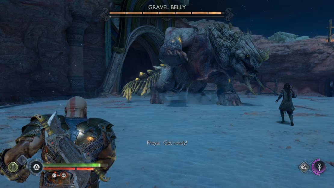 When the Gravel Belly drake begins to stomp its front legs from afar, a charge is incoming.