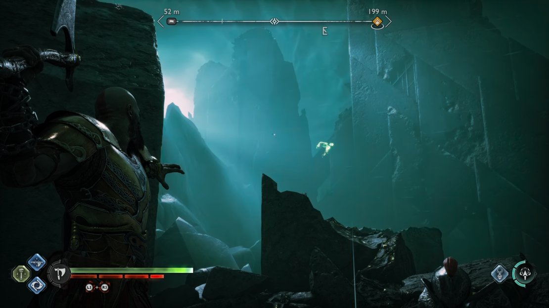 Look to the east from the broken wall to hit the Odin&rsquo;s Raven here.