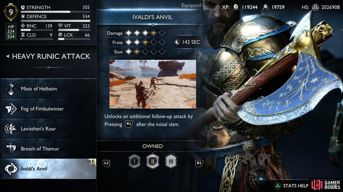 Upgrade 2 for Ivaldi&rsquo;s Anvil.