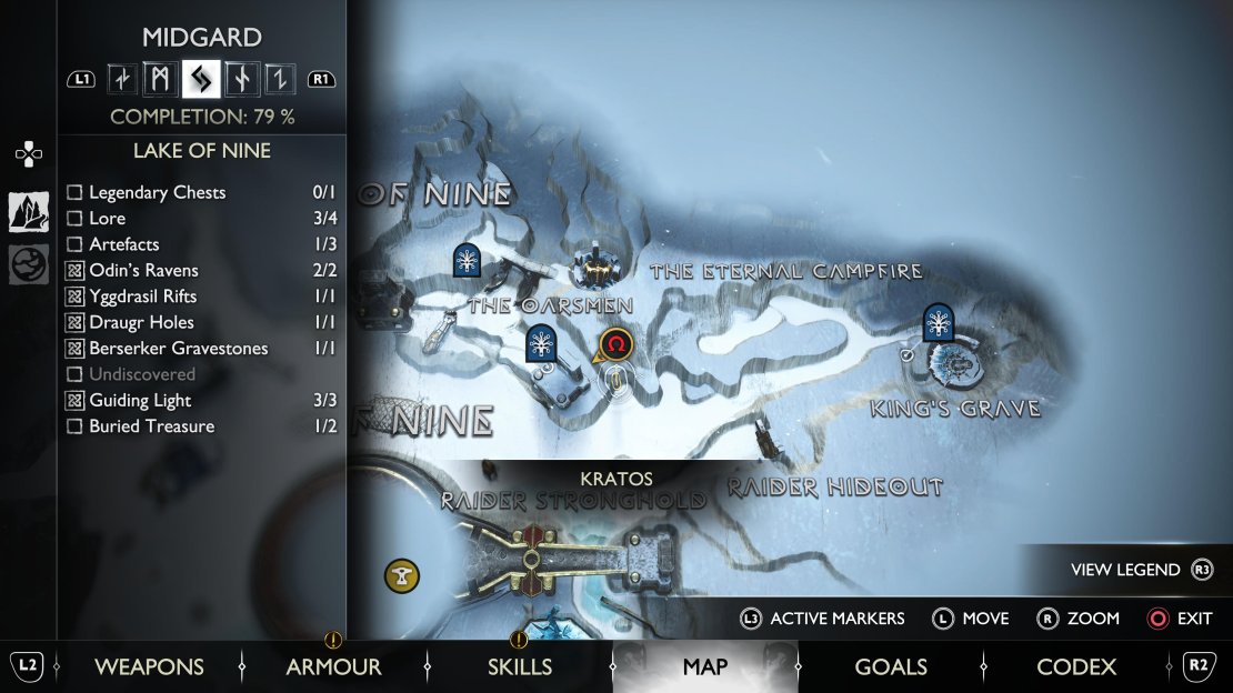 The location of the Loot Lizard just east of The Oarsman in Midgard.