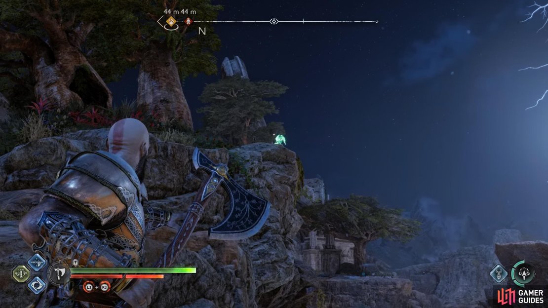 You&rsquo;ll see the Raven on the cliffside as you look north.