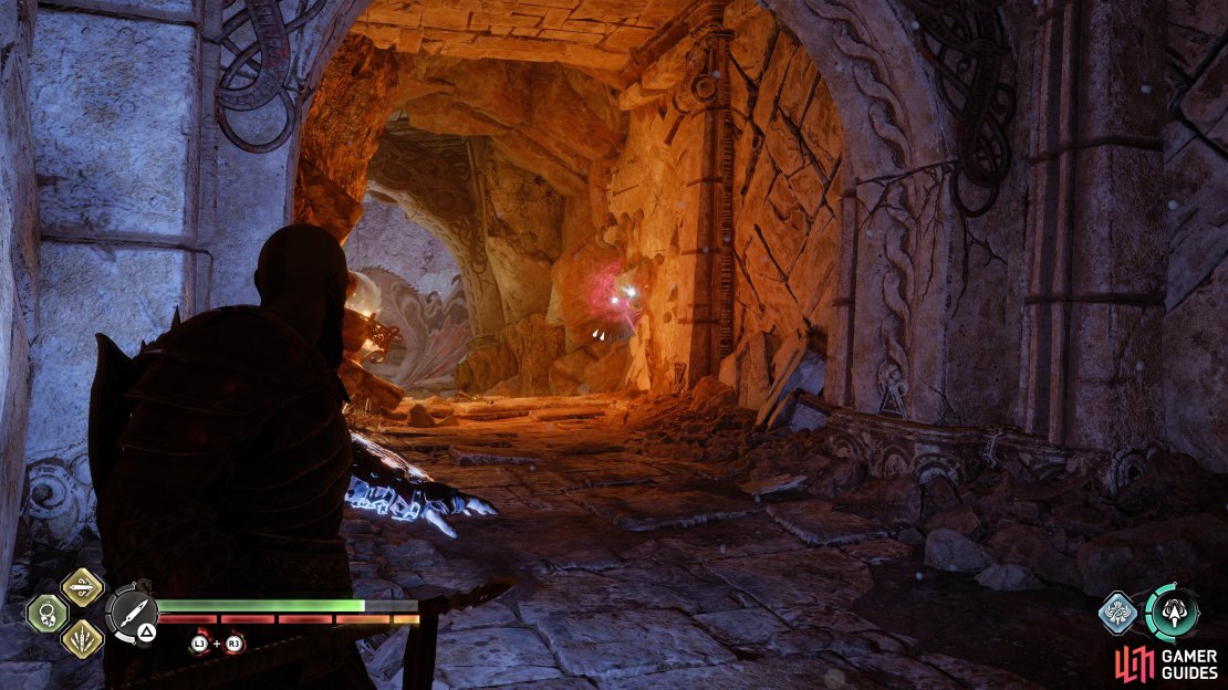 The final tunnel has a wind vent at the far end you need to destroy