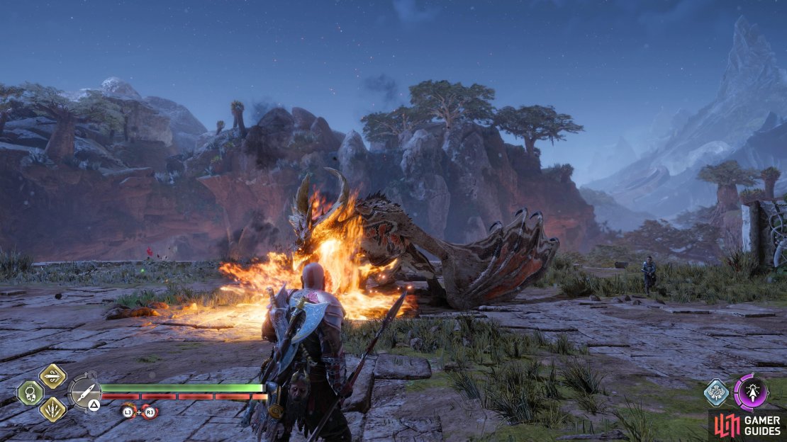 The dragon will use a lot of fire attacks in the battle
