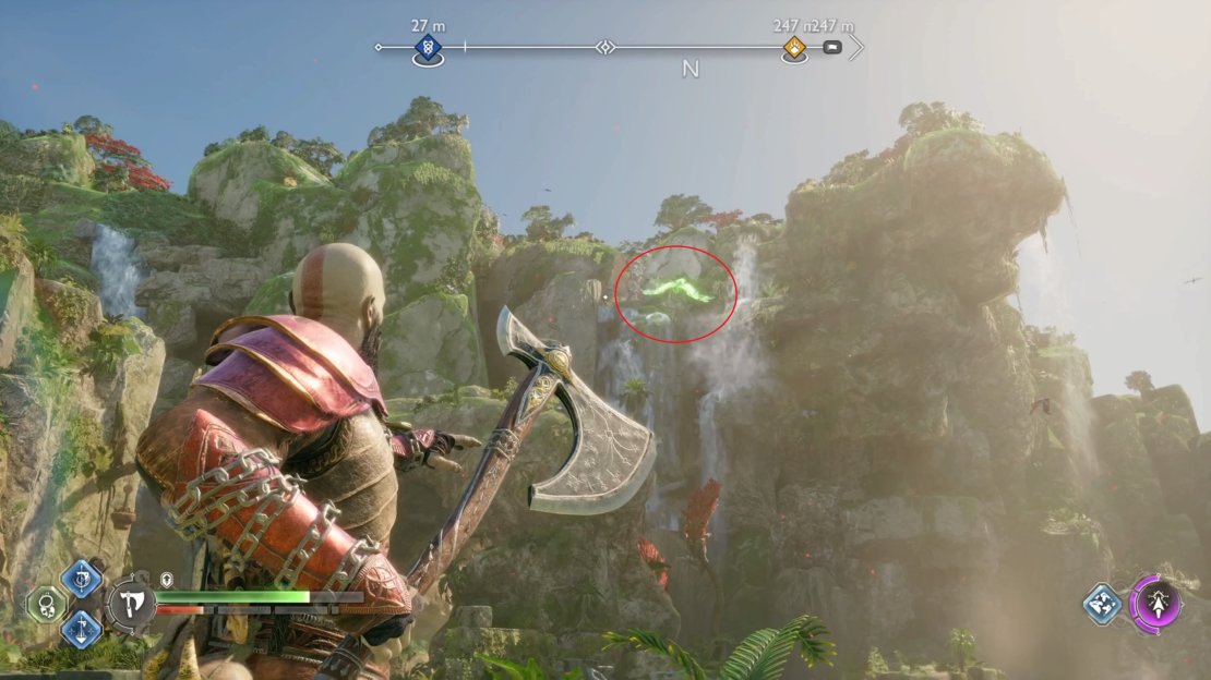It&rsquo;s easier to hit the Raven at the top of Goddess Falls