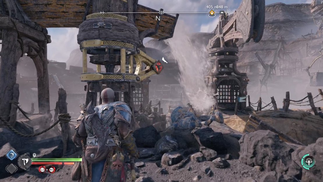Move this lever here with the Blades of Chaos
