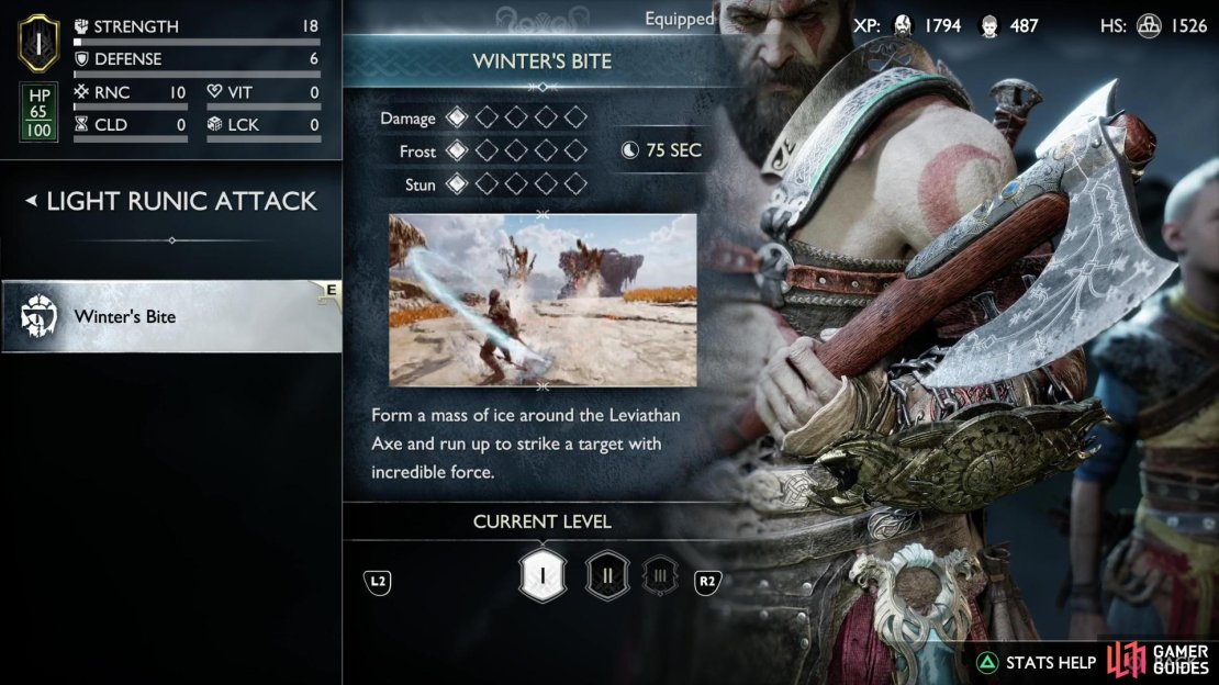 Runic Attacks are special attacks tied to one of Kratos&rsquo; weapons. You can equip one Heavy Runic Attack and one Light Runic Attack to each weapon.