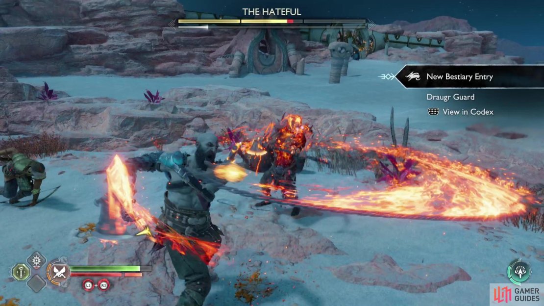 You&rsquo;ll find a Draugr Hole along the western end of The Barrens, when The Hateful will once again rise to oppose you.
