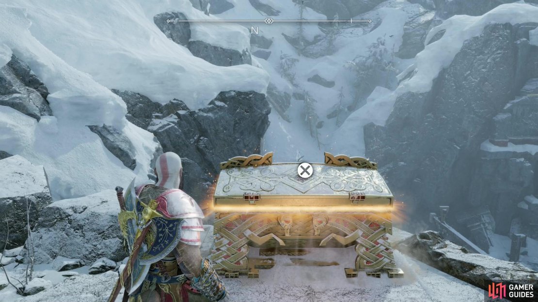You&rsquo;ll find a Legendary Chest after the second chain-pulley puzzle. Loot it to obtain Ivaldi&rsquo;s Anvil, a Heavy Runic Attack for the Leviathan Axe.