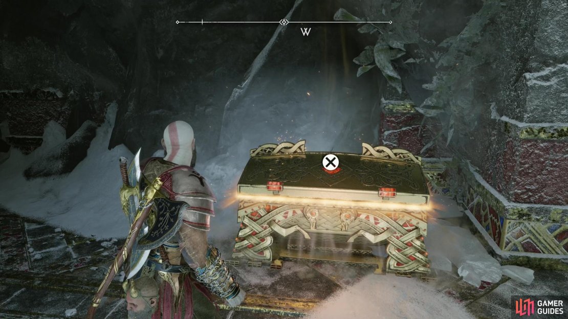 After opening (and running through) the gate behind the shield you&rsquo;ll find a Legendary Chest, within which you&rsquo;ll find the Sigil Punishment accesory.