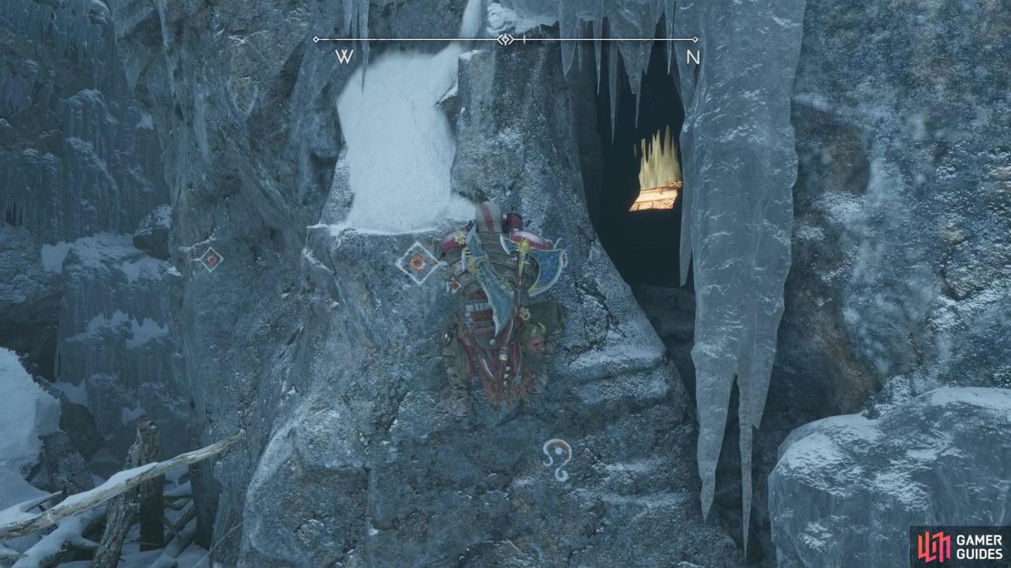 As you climb some cliff past the Hel Tear, you&rsquo;ll see a Legendary Chest through a hole in the rocks.