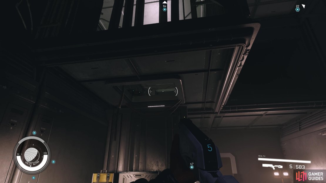 Use this hatch to enter the vent.