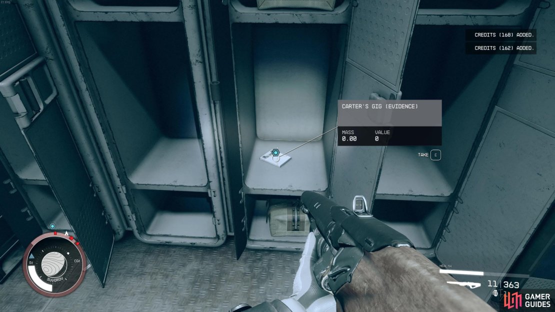 Carter&rsquo;s Gig is found in The Lock and can&rsquo;t be missed because it&rsquo;s a part of the quest objective!