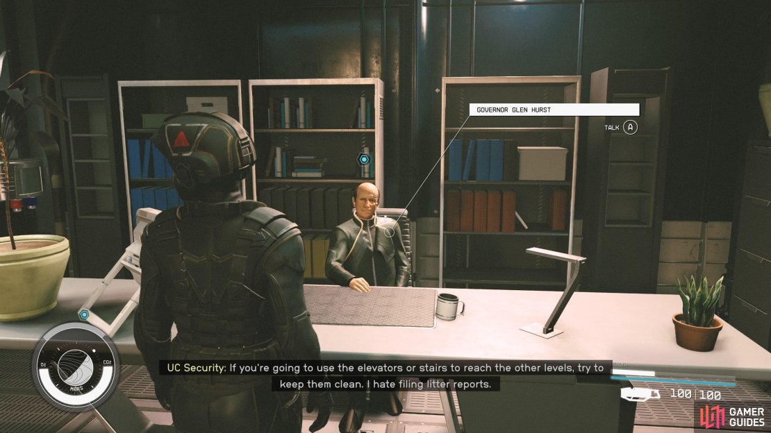 You will need to deal with Governor Hurst to retrieve Peter&rsquo;s shipment.
