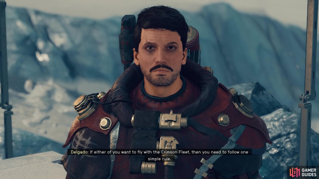 Speak with Delgado outside the Lock once you&rsquo;re on the planet.