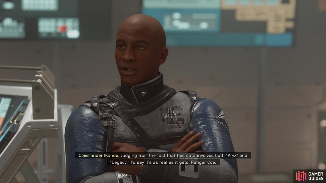 At the end of your big mission to the Lock, you&rsquo;ll need to report back to Ikande and the rest of UC SysDef.