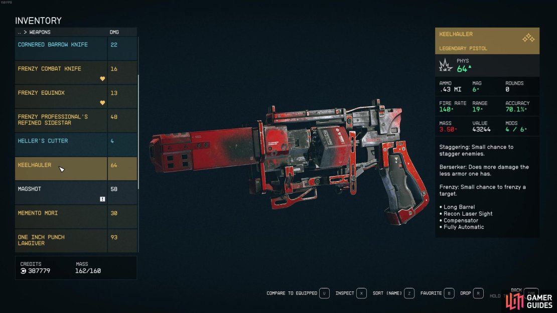 The Keelhauler is a great example of weapon you&rsquo;ll be rewarded in the early game that has Recon Laser Sight.