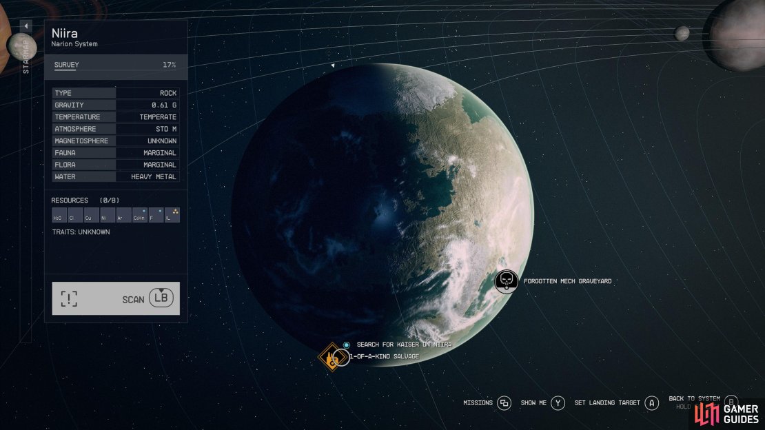 Head to Niira on the Narion System