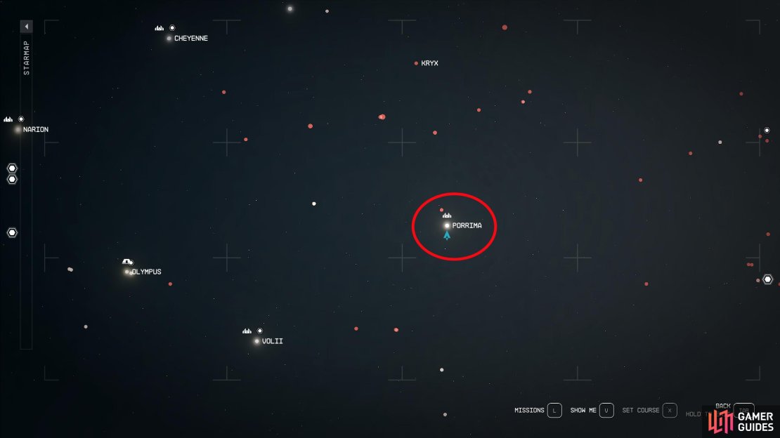Head to the Porrima System.