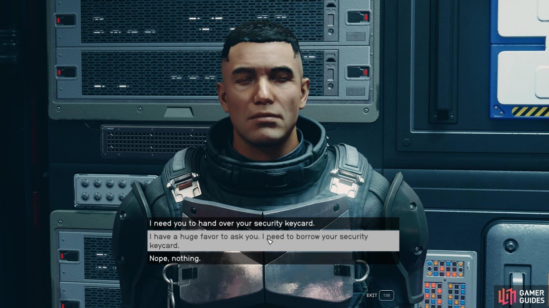 Tell the chief you have need a favor.