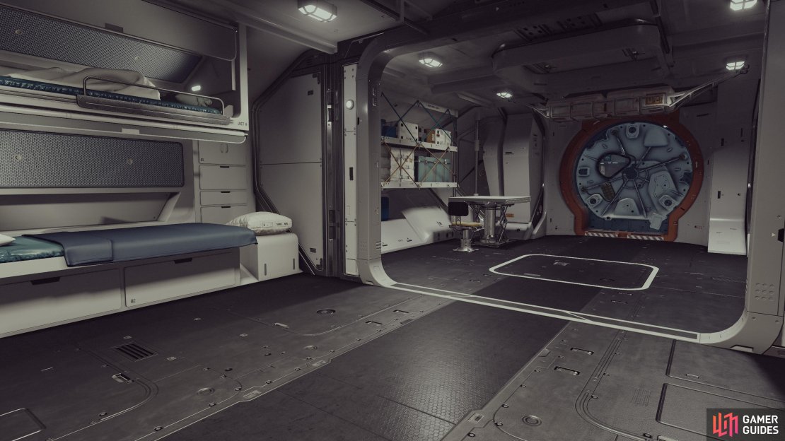 Different brands offer different aesthetics and furnishings - the Deimos All-in-One Berth,