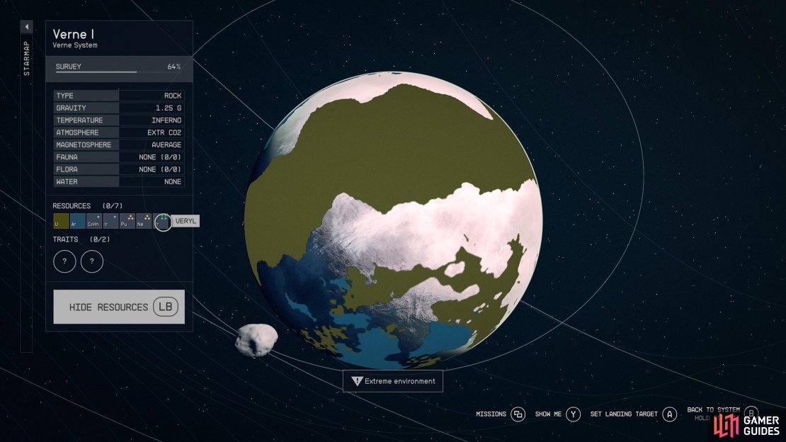 Verne I is the only planet in the game where you will be able to mine Veryl.
