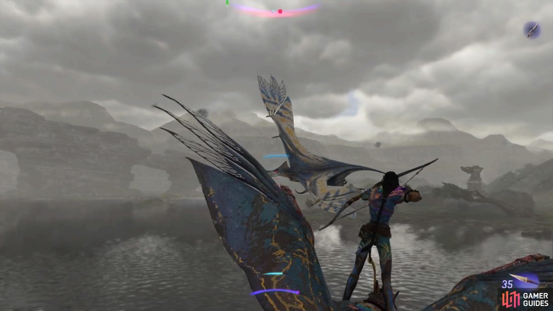 Fighting a Stormglider in the air seems to be easier.