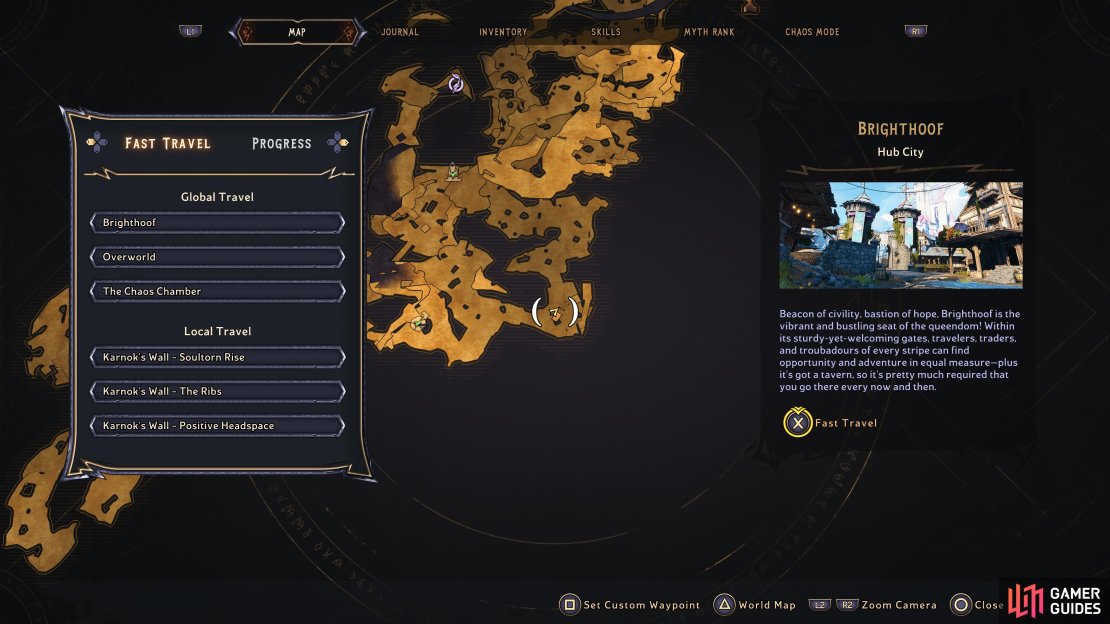 Head to this location of Karnoks Wall