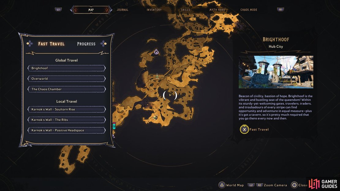Head to this location of Karnoks Wall