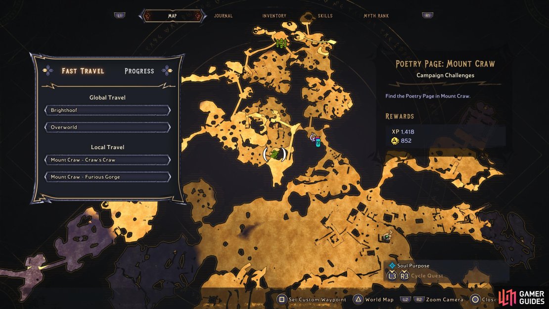 Head to this location in the Furious Gorge