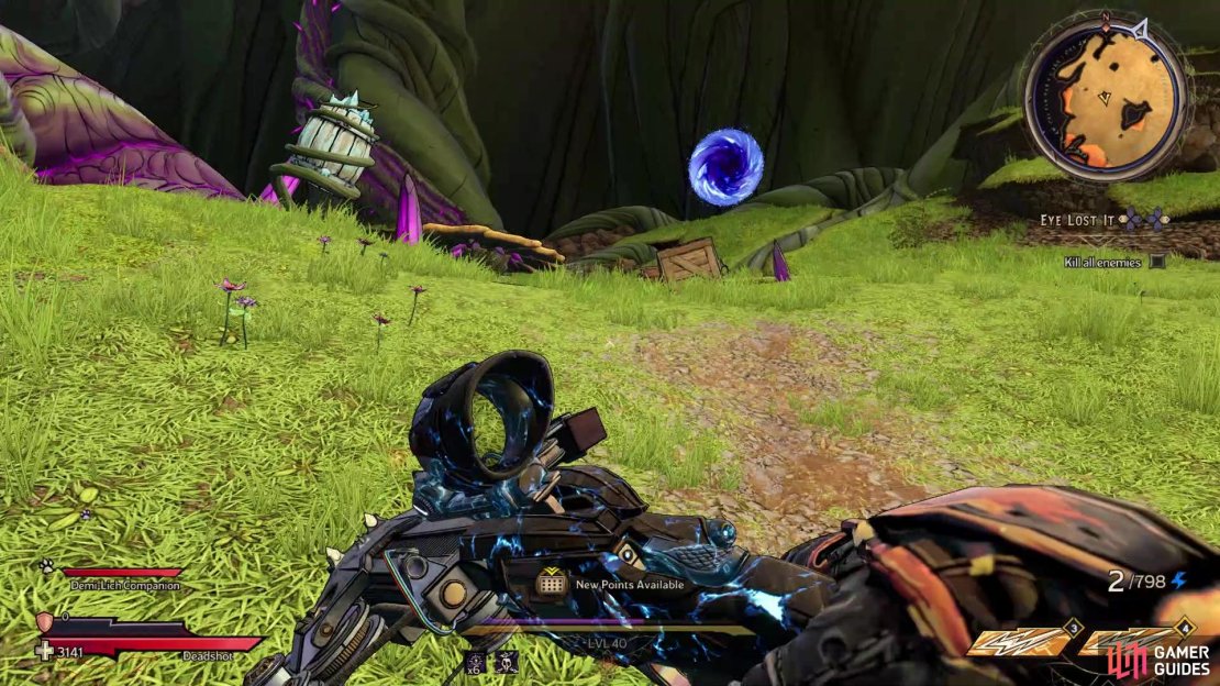 After defeating Parasite, take the portal that appears