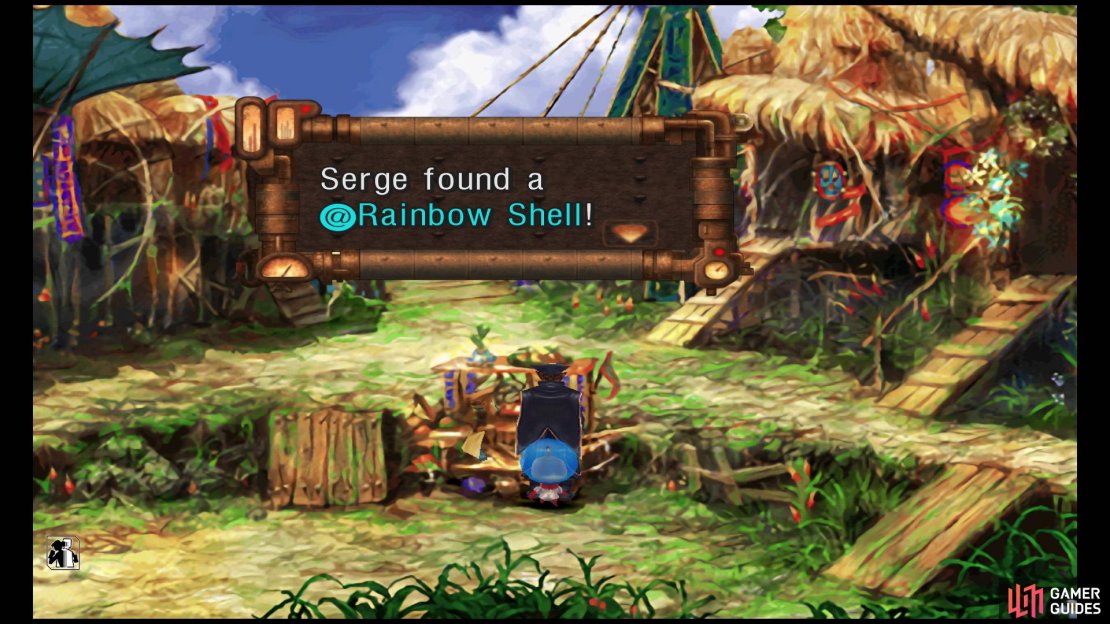 The cart by the Element shopkeeper in Anri Village (Another World) when it&rsquo;s empty.