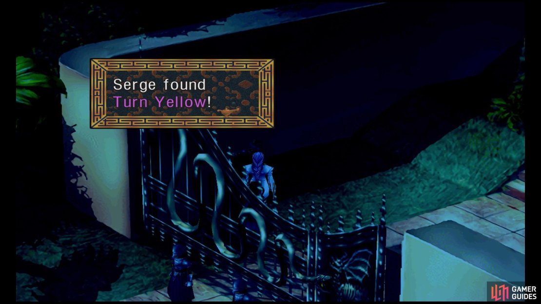 Turn Yellow by the main entrance.