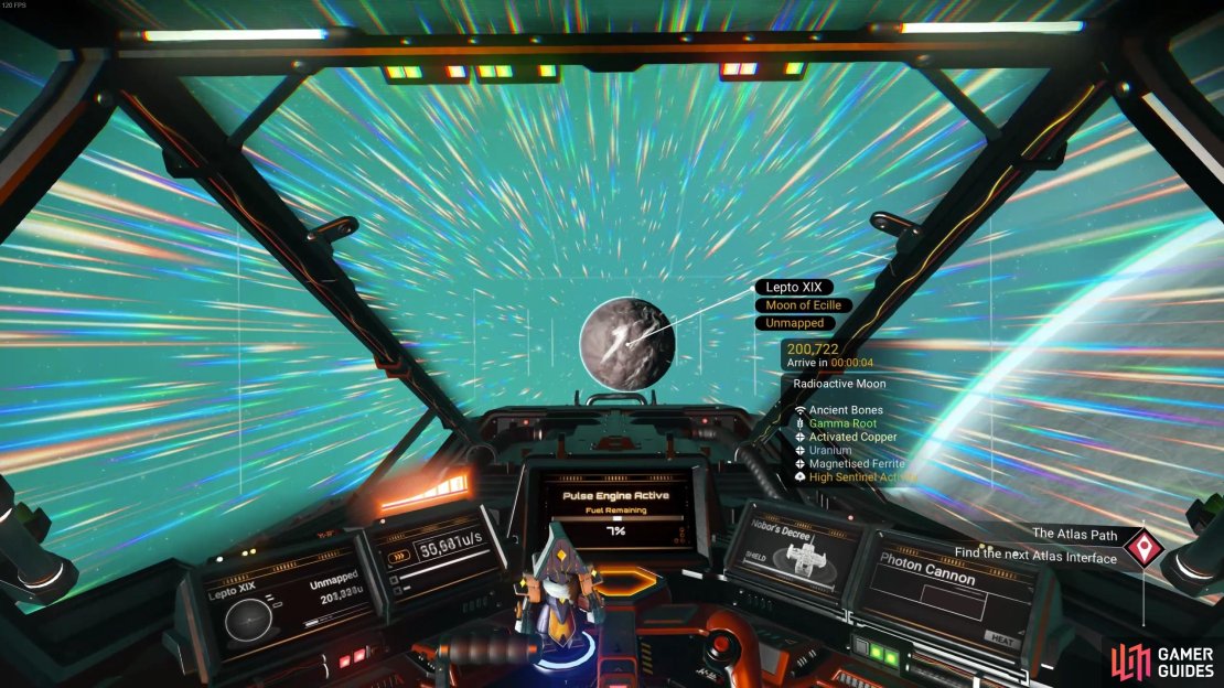 You can scan a planet from your Starship to check whether it has Uranium present.