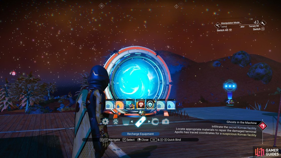 There are a plethora of options in NMS&rsquo;s Quick Menu system.