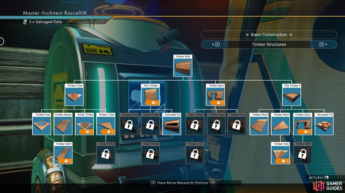 Timber parts are one of the first you have access to in No Man&rsquo;s Sky.